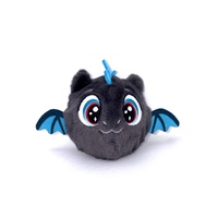 BOUNCIBLES SPARX - BLACK DRAGON PLUSH BALL