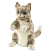 HANSA CREATION 7163 GREY CAT HAND PUPPET