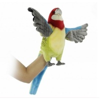 HANSA CREATION 7351 EASTERN ROSELLA PARROT HAND PUPPET 50CM