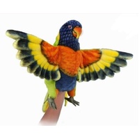 HANSA CREATION 8535 RAINBOW LORIKEET HAND PUPPET