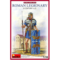 MINIART 16007 ROMAN LEGIONARY II CENTURY AD 1/16 SCALE PLASTIC MODEL KIT