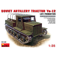 MINIART 35140 SOVIET ARTILLERY TRACTOR YA-12 LATE PRODUCTION 1/35 SCALE PLASTIC MODEL KIT
