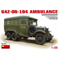 MINIART 35164 GAZ-05-194 AMBULANCE 1/35 SCALE PLASTIC MODEL KIT