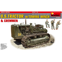 MINIART 35225 U.S TRACTOR WITH TOWING WINCH 1/35 SCALE PLASTIC MODEL KIT