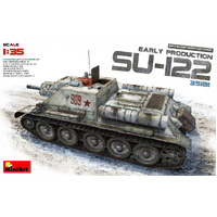 MINIART 35181 SU-122 EARLY PRODUCTION SELF PROPELLED HOWITZER 1/35 SCALE PLASTIC MODEL KIT