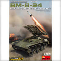 MINIART 35234 BM-8-24 SELF PROPELLED ROCKET LAUNCHER 1/35 SCALE PLASTIC MODEL KIT