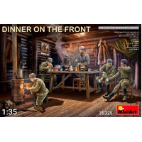 MINIART 35325 DINNER ON THE FRONT WWII RUSSIANS 1/35 SCALE PLASTIC MODEL KIT