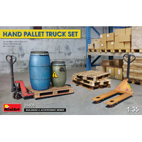 MINIART 35606 HAND PALLET TRUCK SET 1/35 SCALE PLASTIC MODEL KIT