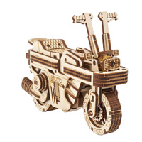 UGEARS 70168 MECHANICAL MODEL MOTO COMPACT FOLDING SCOOTER 192 PIECE WOODEN PUZZLE