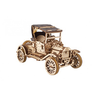 UGEARS 70175 MECHANICAL MODEL RETRO CAR UGR-T 337 PIECE WOODEN PUZZLE