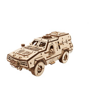 UGEARS 70190 MECHANICAL MODEL DOZOR-B COMBAT VEHICLE 300 PIECE WOODEN PUZZLE
