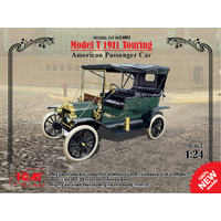 ICM 24002 MODEL T 1911 TOURING AMERICAN PASSENGER CAR 1/24 SCALE PLASTIC MODEL KIT