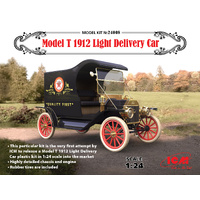 ICM 24008 MODEL T 1912 LIGHT DELIVERY CAR 1/24 SCALE PLASTIC MODEL KIT