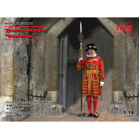 ICM 16006 YEOMAN WARDER BEEFEATER FIGURE 1/16 SCALE PLASTIC MODEL KIT FIGURINE