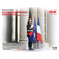 ICM 16007 FRENCH REPUBLICAN GUARD CAVALRY REGIMENT CORPORAL FIGURE 1/16 SCALE PLASTIC MODEL KIT FIGURINE