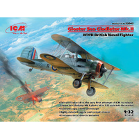 ICM 32042 GLOSTER SEA GLADIATOR MK.II WWII BRITISH NAVAL FIGHTER 1/32 SCALE PLASTIC MODEL KIT