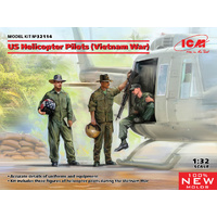 ICM 32114 US HELICOPTER PILOTS VIETNAM WAR ERA STANDING 1/32 SCALE PLASTIC MODEL KITS