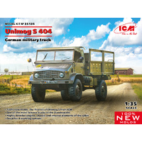 ICM 35135 UNIMOG S 404 GERMAN MILITARY TRUCK 1/35 SCALE PLASTIC MODEL KIT