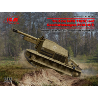 ICM 35340 GESCHUTZWAGEN FCM36F 10.5CM LEFH 16SF SELF PROPELLED HOWITZER 1/35 SCALE PLASTIC MODEL KIT