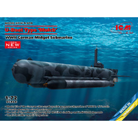 ICM S.019 U-BOAT TYPE MOLCH MIDGET SUBMARINE 1/72 SCALE PLASTIC MODEL KIT