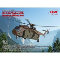 ICM 53057 SIKORSKY CH-54A TARHE WITH UNIVERSAL MILITARY POD 1/35 SCALE PLASTIC MODEL KIT