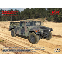 ICM 35436 HUMVEE M1097A2 CARGO CARRIER 1/35 SCALE PLASTIC MODEL KIT