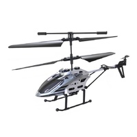 SILVERLIT FLYBOTIC SKY AURORA WITH DAZZLE LED TAIL LIGHT GYRO STABILIZER AND 3 CHANNEL CONTROL BATTERY OPERATED REMOTE CONTROL HELICOPTER 