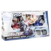 SILVERLIT YCOO ROBO KOMBAT MEGA TWIN PACK  BATTLING ROBOTS WITH SWICHABLE FISTS
