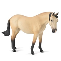 COLLECTA 84240 DEBORAH MCDERMOTTS MODEL HORSES - LUSITANO MARE BUTTERMILK BUCKSKIN 1:12 BOXED FIGURE