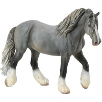 COLLECTA CO88574 SHIRE HORSE MARE GREY FIGURINE