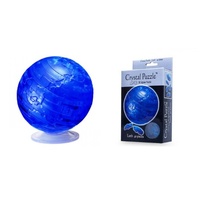 CRYSTAL PUZZLE 90110 EARTH (BLUE) 40PC 3D JIGSAW PUZZLE