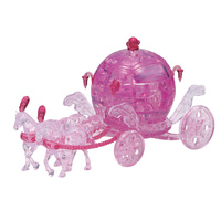 CRYSTAL PUZZLE 91113 PINK ROYAL CARRIAGE 67PC 3D JIGSAW PUZZLE