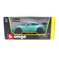 BURAGO 21104 2022 PORSCH 911 GT-3 1/24 DIECAST CAR