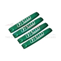 GPM TXM/SCO-G XMAXX/KRATON 8S MONSTER TRUCK CUSTOM DESIGN SHOCK WRAPS GREEN 4 PIECE SET