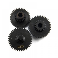 YEAH RACING TR4M-020BK STEEL TRANSMISSION GEAR SET FITS TRX-4M