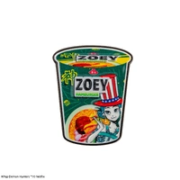 CINEREPLICAS NETFLIX K-POP DEMON HUNTERS ZOEY HAMBURGER NOODLES PIN