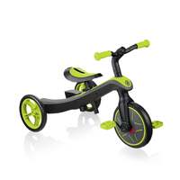 GLOBBER EXPLORER TRIKE 2 IN 1 - TRAINING TRIKE AND BALANCE BIKE - LIME GREEN