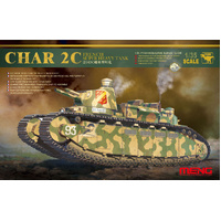 MENG TS-009 CHAR 2C FRENCH SUPER HEAVY TANK 1/35 SCALE PLASTIC MODEL KIT
