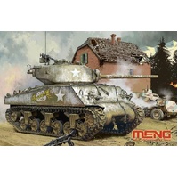MENG TS-043 US M4A3 76 W SHERMAN MEDIUM TANK OPERATIUON NORWING FRANCE 1945 1/35 SCALE PLASTIC MODEL KIT