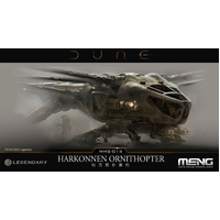 MENG MMS-014 DUNE HARKONNEN ORNITHOPTER PLASTIC MODEL KIT