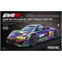 MENG 1/24 AUDI R8 LMS EVA RT TEST TYPE-01 TSRT R8 PLASTIC MODEL KIT