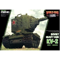 MENG WWT-004 WORLD WAR TOONS KV-2 SOVIET HEAVY TANK SMALL SCALE PLASTIC MODEL KIT