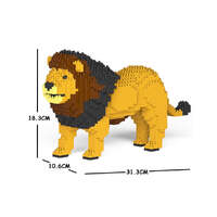 JEKCA LION 01S BUILDING BLOCKS FOR KIDULTS 1110PC