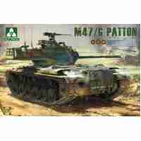 TAKOM 2070 M47/G PATTON US MEDIUM TANK  1/35 SCALE PLASTIC MODEL KIT