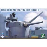 TAKOM 5020 HMS HOOD MK 1 15"/42 GUN TURRET B 1/72 SCALE PLASTIC MODEL KIT