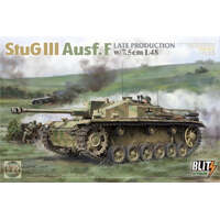 TAKOM 8015 STUG III AUSF.F LATE PRODUCTION WITH 75MM L48 GUN 1/35 SCALE PLASTIC MODEL KIT
