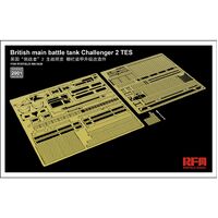 RYEFIELD MODEL 2001 BRITISH MAIN BATTLE TANK CHALLENGER 2 TES UPGRADE SOLUTION BRASS DRESS UP KIT FOR RM-5039