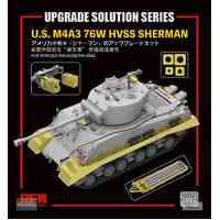 RYEFIELD MODEL 2002 U.S M4A3 76W HVSS SHERMAN UPGRADE SOLUTION KIT BRASS DRESS UP KIT FOR RM-5028 AND RM-5042 1/35 SCALE PLASTIC MODEL KITS