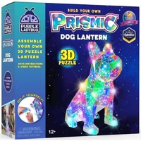 PURPLE LADYBUG BUILD YOUR OWN PRISMIC DOG LANTERN 3D PUZZLE LIGHT