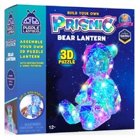 PURPLE LADYBUG BUILD YOUR OWN PRISMIC BEAR LANTERN 3D PUZZLE LIGHT